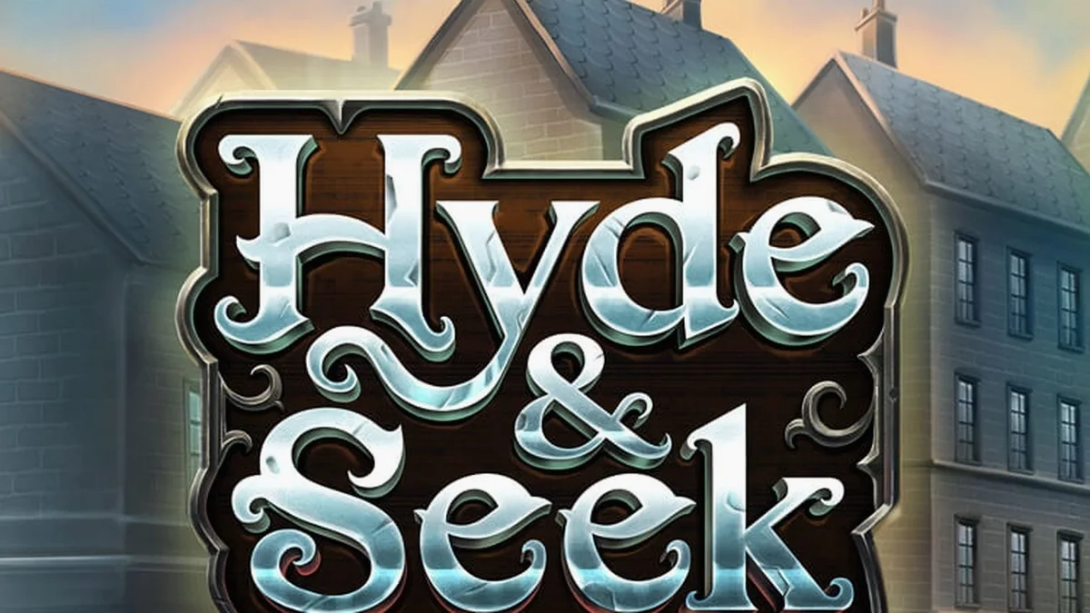 Tampilan antarmuka mobile game slot Hyde & Seek dengan tema Halloween